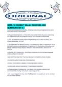 ISTM 410 CORRECT EXAMS ANSWERS AND QUESTIONS SET A&period;pdf