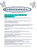 ISTM 410 ACTUAL FINALS ANSWERS AND QUESTIONS SET A&period;pdf
