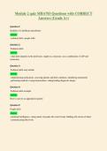 Module 2 quiz MHA703 Questions with CORRECT&NewLine;Answers &lpar;Grade A&plus;&rpar;