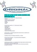ISTM 630 LATEST STUDY GUIDE ANSWERS AND QUESTIONS SET A&period;pdf