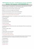 HESI RN Pediatrics Exam 2025 Verified Questions & Answers with Detailed Rationales