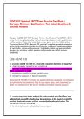 SMQT Exam Practice Test Bank &vert; Surveyor Minimum Qualifications Test Actual Questions & Verified Answers