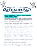 COLIBRI REAL ESTATE CORRECT EXAMS ANSWERS AND QUESTIONS SET A&period;pdf