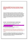 SMQT Exam Practice Test Bank &vert; Surveyor Minimum Qualifications Test Actual Questions & Verified Answers