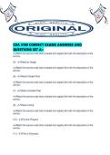 CDA 3100 CORRECT EXAMS ANSWERS AND QUESTIONS SET A&period;pdf