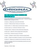 CDA 3100 ACTUAL FINALS ANSWERS AND QUESTIONS SET A&period;pdf