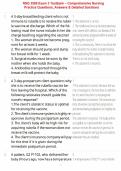 NSG 3500 Exam 3 Testbank &ndash; Comprehensive Nursing Practice Questions&comma; Answers & Detailed Solutions