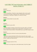 LSUS MHA 707 Exam D Questions with CORRECT&NewLine;Answers &lpar;Grade A&plus;&rpar;