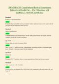 LSUS MHA 707 Constitutional Basis of Government&NewLine;Authority in Health Care - Ch&period; 5 Questions with&NewLine;CORRECT Answers &lpar;Grade A&plus;&rpar;