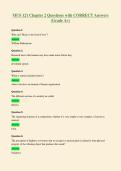 MUS 121 Chapter 2 Questions with CORRECT Answers&NewLine;&lpar;Grade A&plus;&rpar;