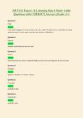 MUS 121 Exam 1 & Listening Quiz 1 Study Guide&NewLine;Questions with CORRECT Answers &lpar;Grade A&plus;&rpar;