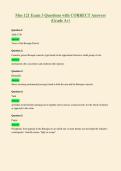 Mus 121 Exam 3 Questions with CORRECT Answers&NewLine;&lpar;Grade A&plus;&rpar;