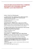 NUR 2755 MDC4 EXAM WITH WELL-VERIFIED &NewLine;QUESTIONS AND ANSWERS&vert;&vert; ALREADY &NewLine;GRADED A&plus;&vert;&vert; GUARANTEED PASS 