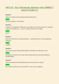 MUS 121 - Part 3 Renaissance Questions with CORRECT&NewLine;Answers &lpar;Grade A&plus;&rpar;