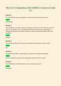 Mus 121 4-11 Questions with CORRECT Answers &lpar;Grade&NewLine;A&plus;&rpar;