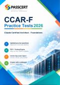 CCAR-F Practice Questions PDF &vert; Claude Certified Architect - Foundations