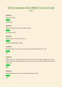 MUS 121 Questions with CORRECT Answers &lpar;Grade&NewLine;A&plus;&rpar;