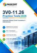 3V0-11&period;26 Practice Questions PDF &vert; Advanced VMware Cloud Foundation 9 Administrator