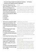 Psychiatric Mental Health Nursing NCLEX Questions &ndash; 50 Practice Questions with Detailed Answers & Rationales&NewLine;