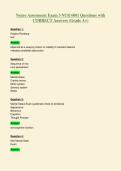 Neuro Assessment Exam 3 NUR 6001 Questions with&NewLine;CORRECT Answers &lpar;Grade A&plus;&rpar;