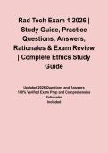 Rad Tech Exam 1 2026 &vert; Study Guide&comma; Practice Questions&comma; Answers&comma; Rationales & Exam Review