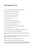 Pool Operator's Test Latest &lpar;2026&sol;2027&rpar; Verified Answers by Experts&NewLine;