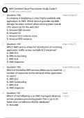 AWS Cloud Practitioner Study Guide 5 2026 &sol; Score 100&percnt; &sol; CLF-C02 Exam Prep & Practice Questions