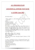 Pediatric Nursing HESI Exam Q&A Test Bank &lpar;2025&sol;2026 Updated&rpar; &ndash; Key Concepts&comma; Rationales & Practice Questions