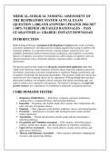 MEDICAL-SURGICAL NURSING&colon; ASSESSMENT OF &NewLine;THE RESPIRATORY SYSTEM ACTUAL EXAM &NewLine;&lbrack;QUESTION 1-200&rsqb; AND ANSWERS UPDATED 2026&sol;2027 &NewLine;&vert; 100&percnt; VERIFIED &vert; DETAILED RATIONALES &ndash; PASS &NewLine;GUARANTEED A&plus; GRADED &vert; INSTANT DOWNLOAD 