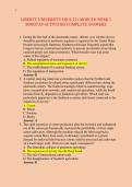 LIBERTY UNIVERSITY HIUS-221 MODULE WEEK 5 &NewLine;MINDTAP ACTIVITIES COMPLETE ANSWERS 