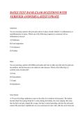 BATES TEST BANK EXAM QUESTIONS WITH VERIFIED ANSWERS LATEST UPDATE 