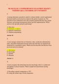 NR 545 EXAM 2 COMPREHENSIVE EXAM PREP 2026&sol;2027 &vert; &NewLine;VERIFIED Q&A &vert; CHAMBERLAIN UNIVERSITY 