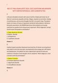 NSG 527 FINAL EXAM &lpar;LATEST 2026 &sol; 2027&rpar; QUESTIONS AND ANSWERS &NewLine;WITH VERIFIED RATIONALES&comma; 100&percnt; GUARANTEE PASS 