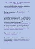 THE PCCN EXAM &lpar;ACTUAL 2026&sol;2027&rpar; QUESTIONS WITH ANSWERS