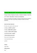 NURS 480 Med Surg Exam 1 Study Guide&colon; ATI & NCLEX Emergency Respiratory Notes