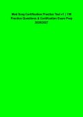 Med Surg Certification Exam 2026&ndash;2027 &vert; 150 Practice Questions & Answers &vert; Complete Medical-Surgical Nursing Exam Prep