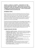 MEDICAL-SURGICAL NURSING&colon; ASSESSMENT OF THE &NewLine;INTEGUMENTARY SYSTEM &mdash; PRACTICEACTUAL EXAM &NewLine;&lbrack;QUESTION 1-200&rsqb; AND ANSWERS UPDATED 2026&sol;2027 &vert; 100&percnt; &NewLine;VERIFIED &vert; DETAILED RATIONALES &ndash; PASS GUARANTEED &NewLine;A&plus; GRADED &vert; INSTANT DOWNLOAD 