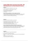  Indiana QMA State Test Exam Prep 2026 &vert; 300 Real Questions & Verified Detailed Answers