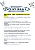 MBA 703 TEST PAPER ANSWERS AND QUESTIONS SET A&period;pdf