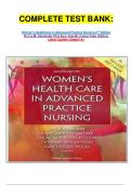 COMPLETE TEST BANK&colon;&NewLine;&NewLine;&NewLine;Women&rsquo;s Healthcare In Advanced Practice Nursing 2nd Edition&NewLine;By Ivy M&period; Alexander Phd Aprn Anp-Bc Faanp Faan &lpar;Editor&rpar; &NewLine;Latest Update Graded A&plus;&NewLine;&NewLine;