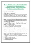 CCP-C 2026 Study Guide&colon; Critical Care Paramedic Certification Practice Questions&comma; Answer Explanations&comma; Advanced Airway&comma; Hemodynamics&comma; Ventilation & Transport Preparation