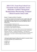 2026 CCP-C Exam Prep Critical Care Paramedic Practice Questions Answer Rationales Ventilator Management Hemodynamics Pharmacology Transport Clinical Scenarios Study Guide