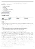 NUR 2811 Capstone Module 10 Exam &vert; Questions and Answers with Rationales &vert; 2026&sol;2027 Updated &vert; 100&percnt; Correct - International College of Health Sciences&period;
