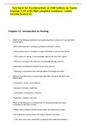 Test Bank For Fundamentals of Nursing 10th Edition &vert; Taylor&comma; Lynn & Bartlett &vert; ISBN 9781975168155 &vert; Chapters 1-47