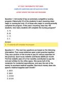 ATI TEAS 7 MATHEMATICS TEST BANK &NewLine;COMPLETE QUESTIONS AND DETAILED SOLUTIONS&NewLine;LATEST UPDATE THIS YEAR JUST RELEASED