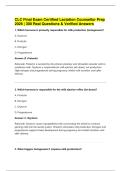  CLC Final Exam Certified Lactation Counselor Prep 2026 &vert; 300 Real Questions & Verified Answers