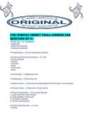 CCBC NURN155 CORRECT FINALS ANSWERS AND QUESTIONS SET A&period;pdf