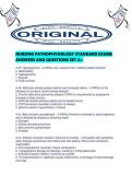 NURSING PATHOPHYSIOLOGY STANDARD EXAMS ANSWERS AND QUESTIONS SET A&period;pdf