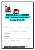 CARN AP CERTIFICATION EXAM COMPLETE PACKAGE DEAL