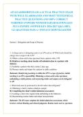 ATI LEADERSHIP EXAM A ACTUAL PRACTICE EXAM WITH WELL ELABORATED AND MOST TESTED REAL PRACTICE QUESTIONS AND 100&percnt; CORRECT VERIFIED ANSWERS WITH DETAILED RATIONALES PLUS EXPERT ANSWER KEY 2026-2027 Q&A 100&percnt; GUARANTEED PASS A&plus; INSTANT DOWNLOAD PDF
